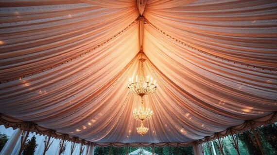 Plafon Tenda Dekorasi: Sentuhan Elegan untuk Acara Anda